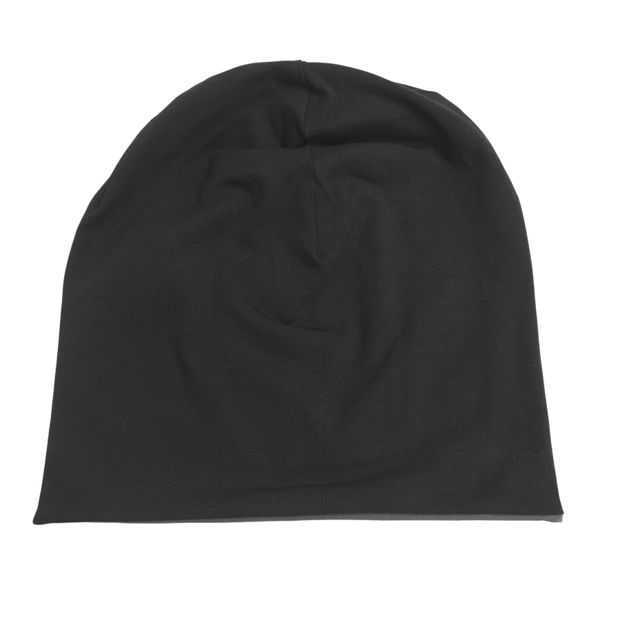 Wendebeanie Basic [ schwarz / grau ]